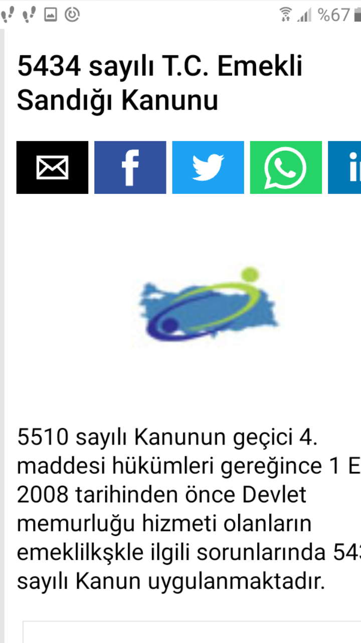 65 yaş üstü emeklilik